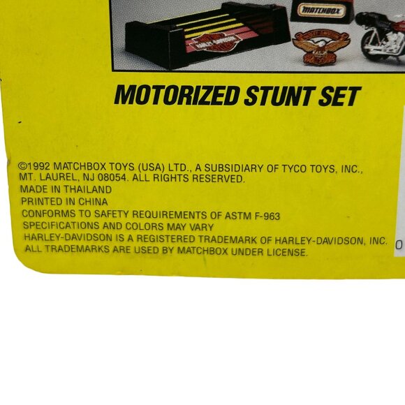 NWB 1992 Matchbox Harley Davidson Low Rider Motorcycle Die Cast Metal #76245 - Picture 9 of 10